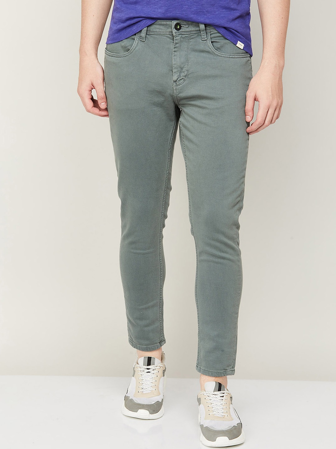 

Bossini Men Stretchable Cotton Jeans, Blue