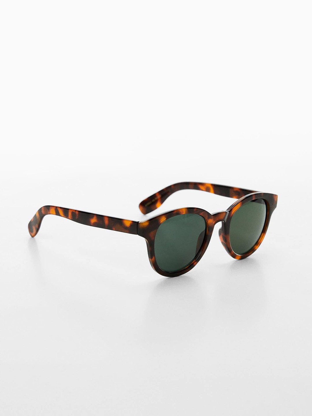

MANGO Women Oval Sunglasses with UV Protected Lens 47010086, Green