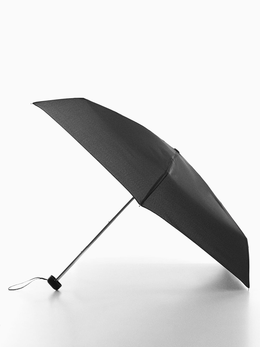

MANGO Women Solid 3-Fold Mini Umbrella, Black