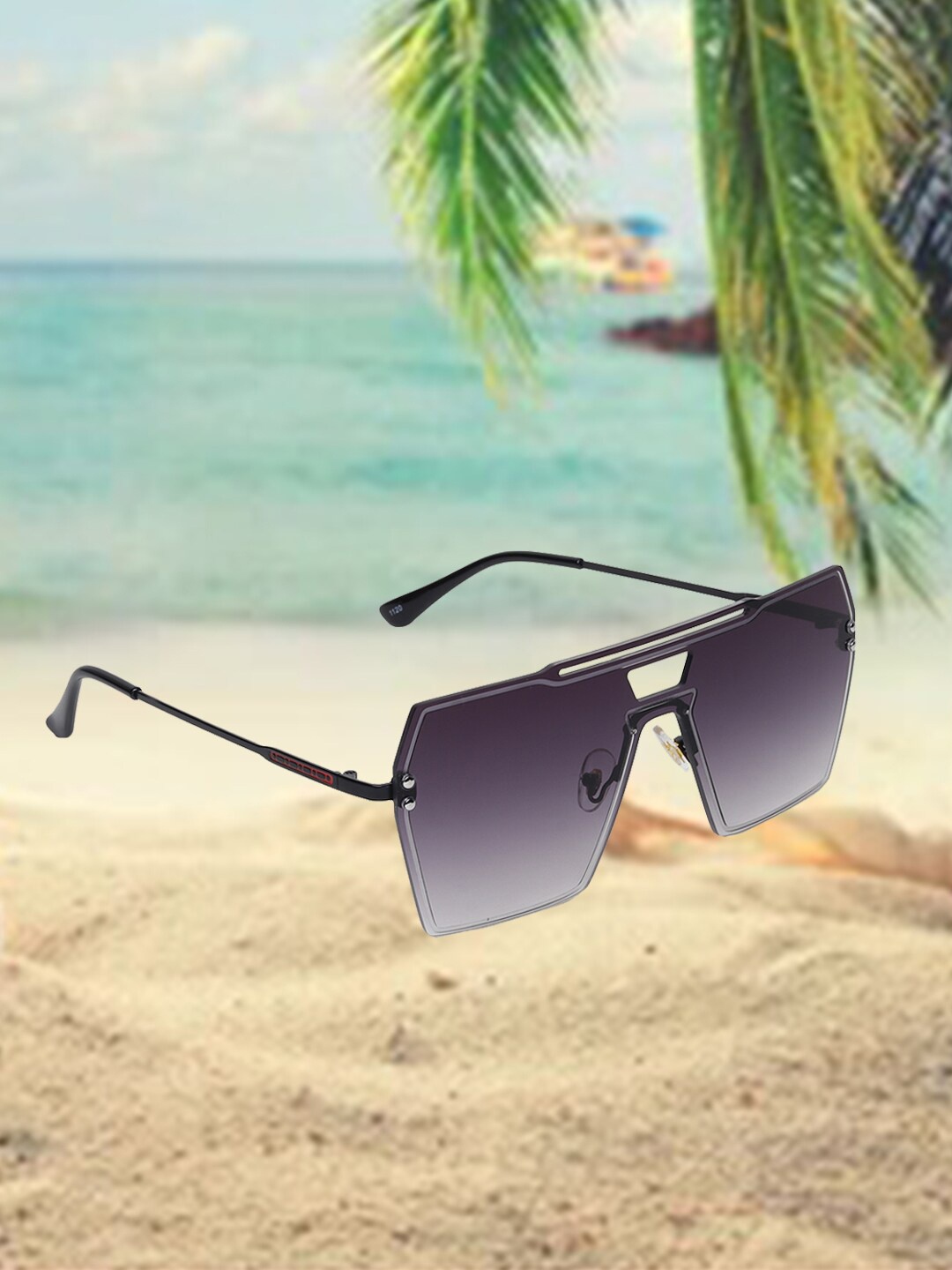 

CELEBRITY SUNGLASSES Wayfarer Sunglasses with UV Protected Lens, Grey