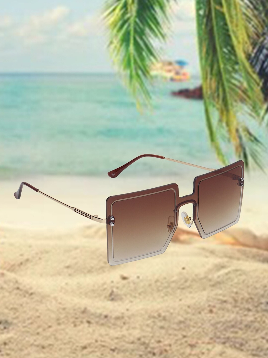 

CELEBRITY SUNGLASSES Other Sunglasses with UV Protected Lens CLSG-1123-08, Brown