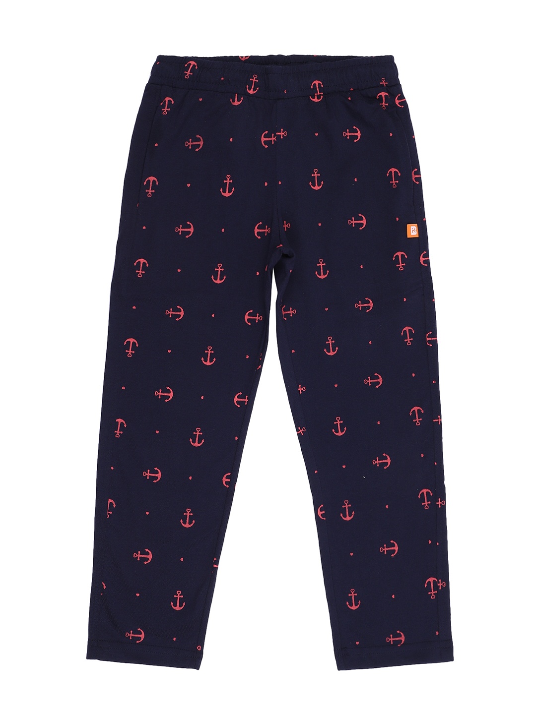 

PROTEENS Boys Printed Cotton Track Pants, Blue