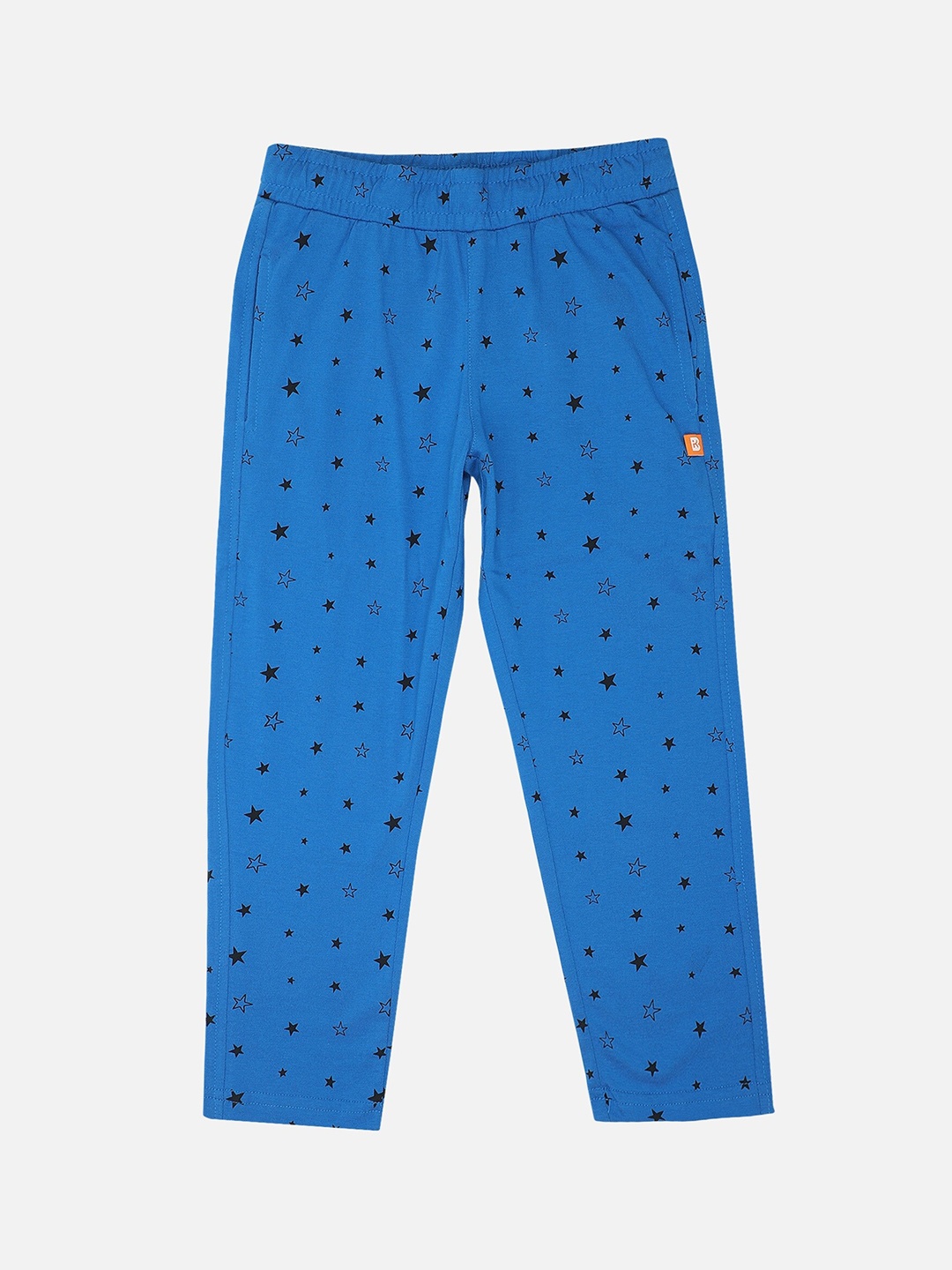 

PROTEENS Boys Printed Cotton Track Pants, Blue
