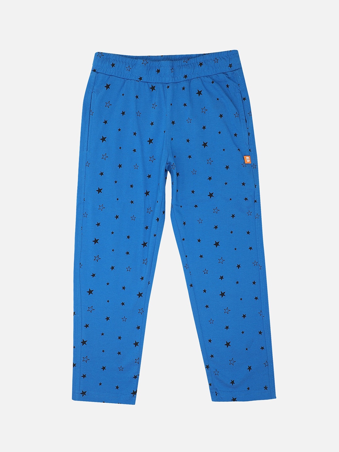 

PROTEENS Boys Conversational Printed Cotton Track Pants, Blue