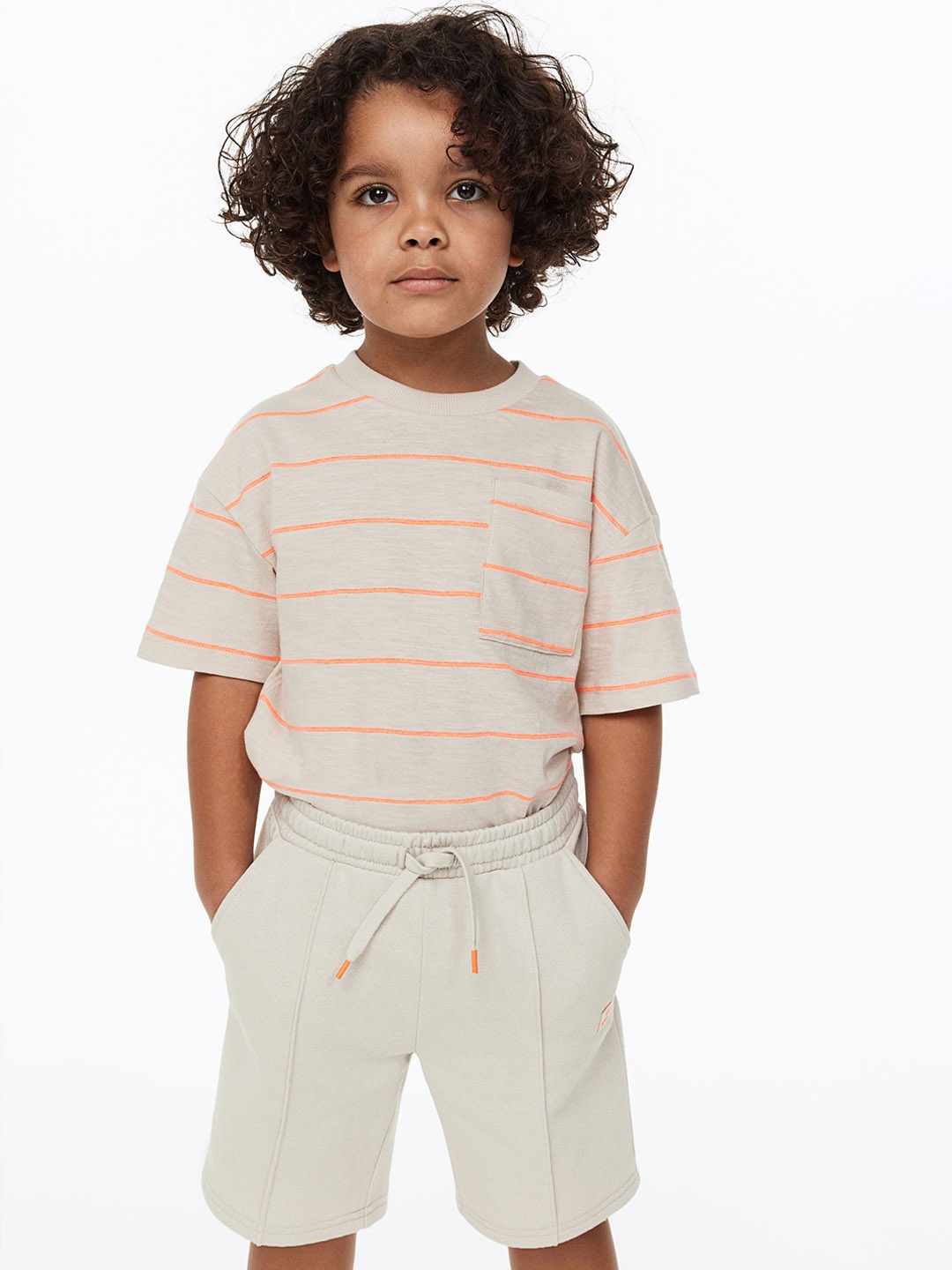

H&M Boys Sweatshorts, Beige