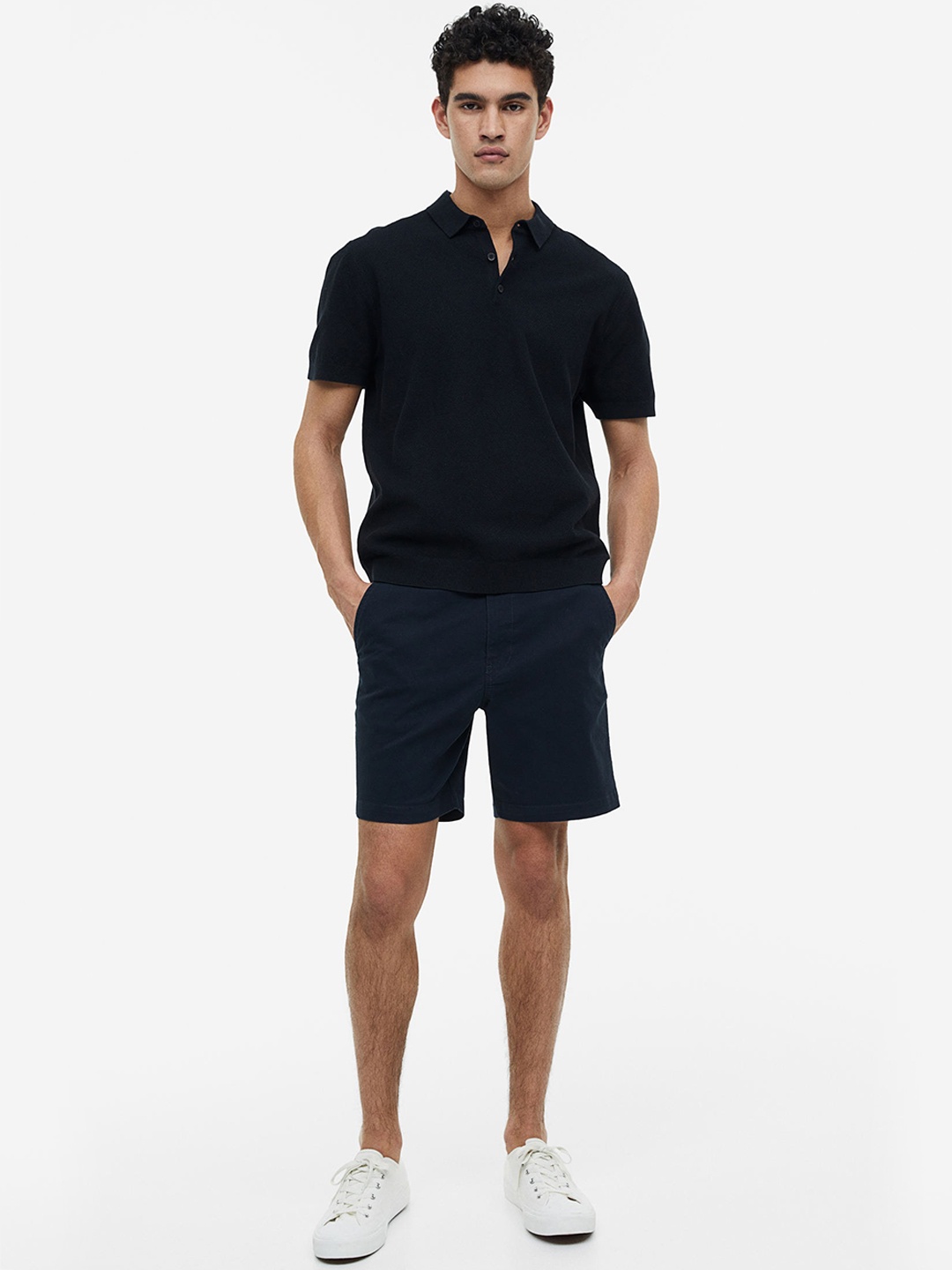 H&M Men Regular Fit Chino shorts, Blue