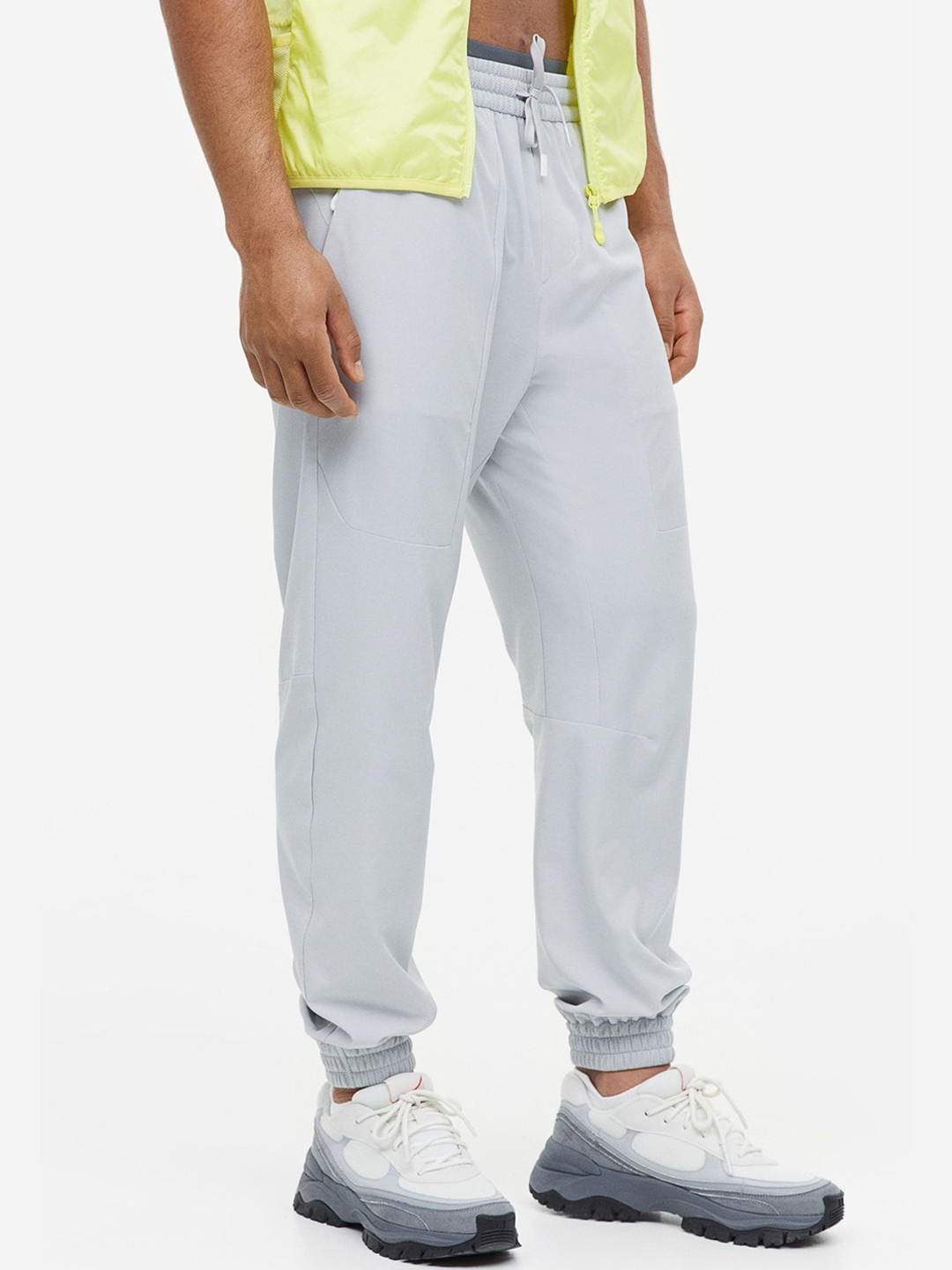

H&M Men DryMove Track Pants, Grey