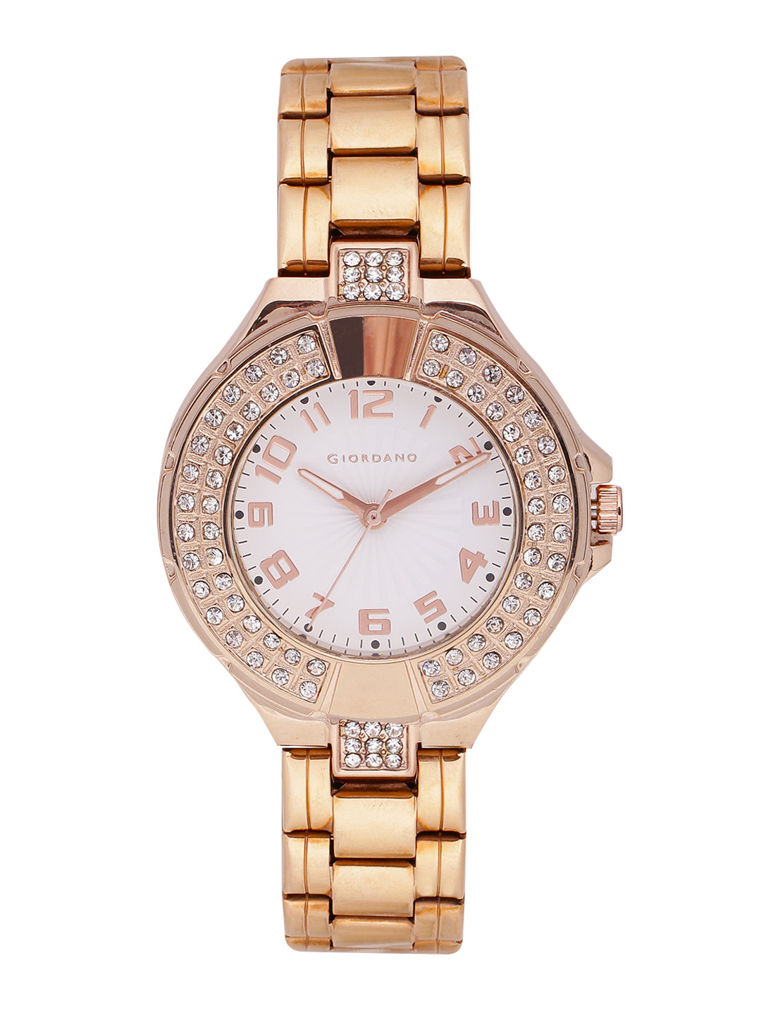 

GIORDANO Women Off-White Analogue Watch 6201-33