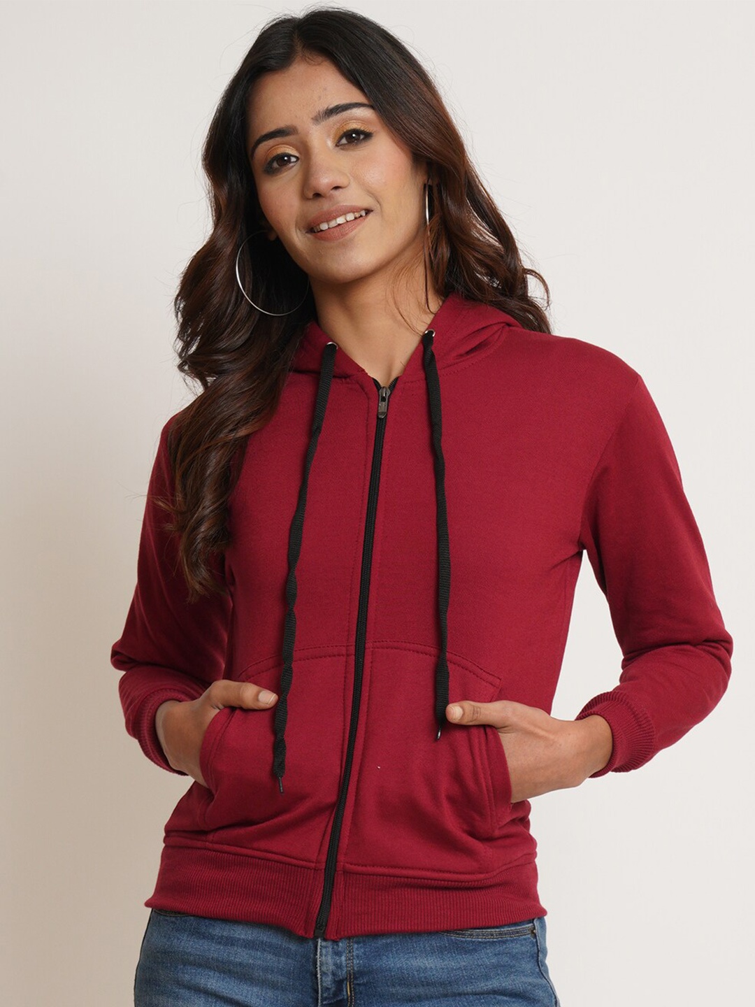 

Purple State Women Hooded Sweatshirt, Maroon