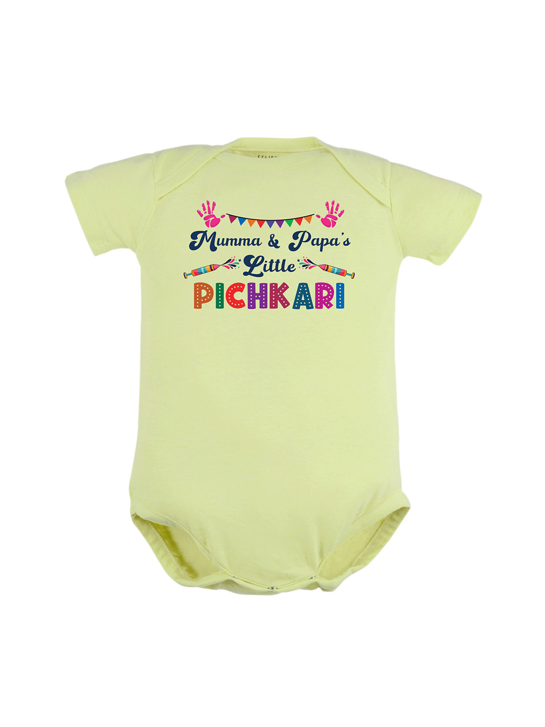 

FFLIRTYGO Kids Printed Pure Cotton Romper, Green