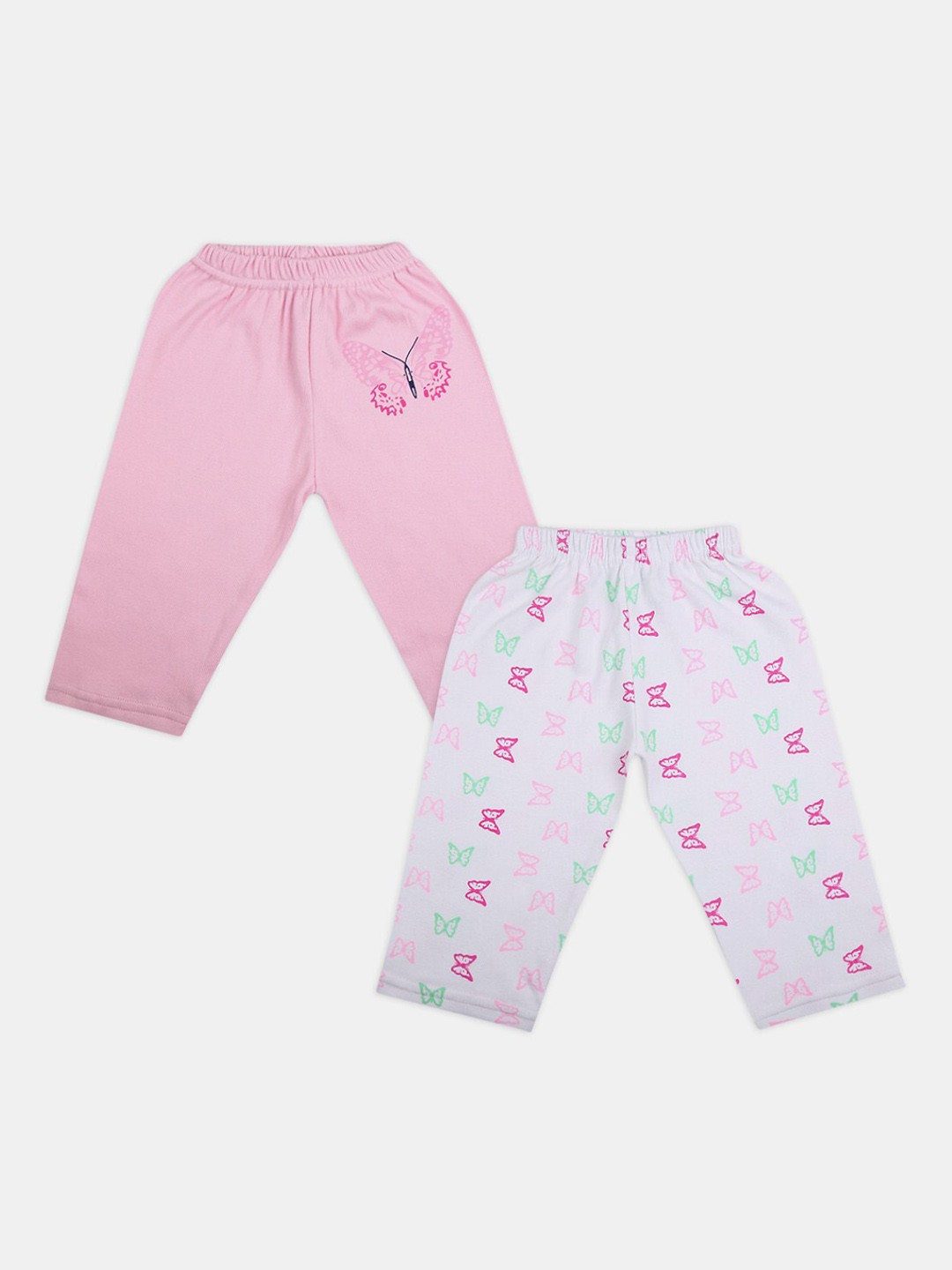 

V-Mart Infant Set Of 2 Printed Lounge Pants, Pink