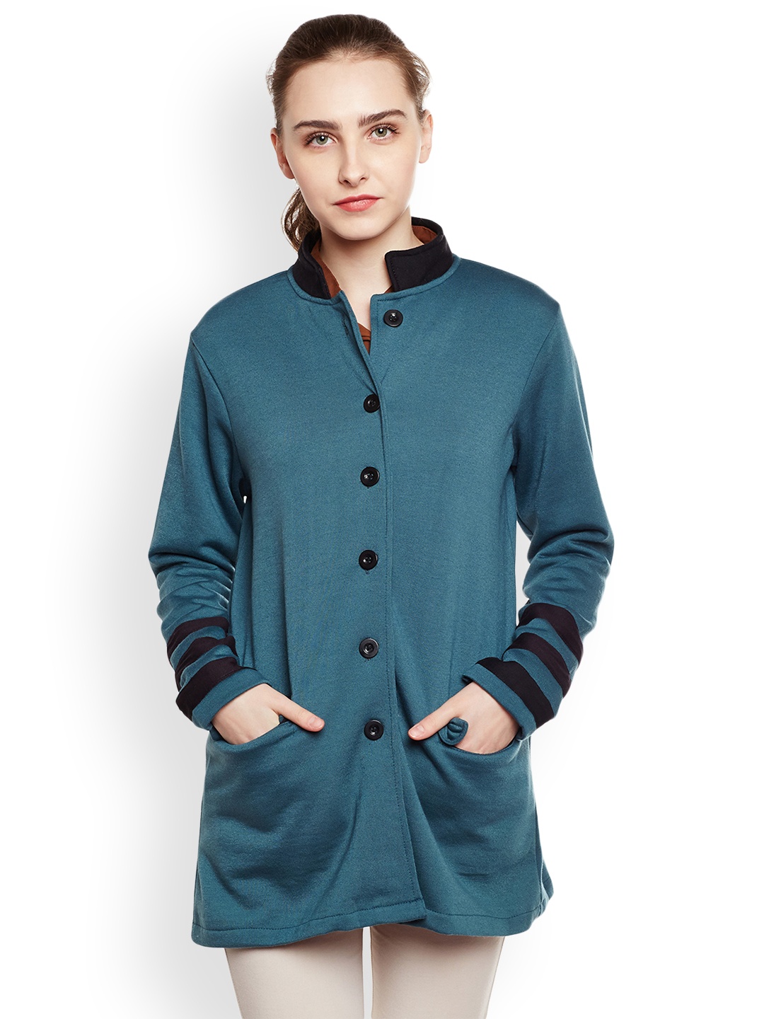 

Belle Fille Women Green Coat
