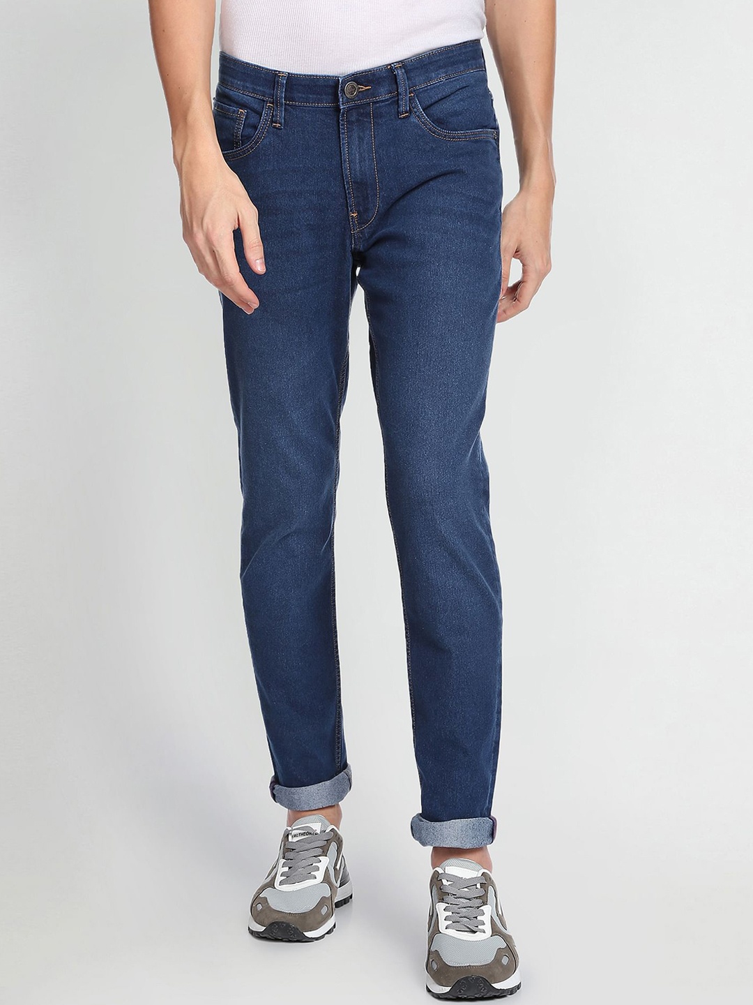 

Arrow Sport Men Slim Fit Cotton Jeans, Blue
