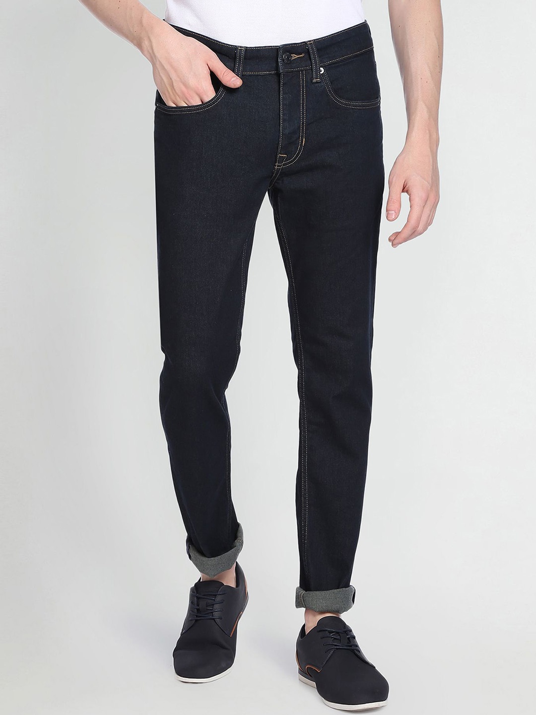 

U.S. Polo Assn. Denim Co. Men Mid Rise Slim Fit Jeans, Blue