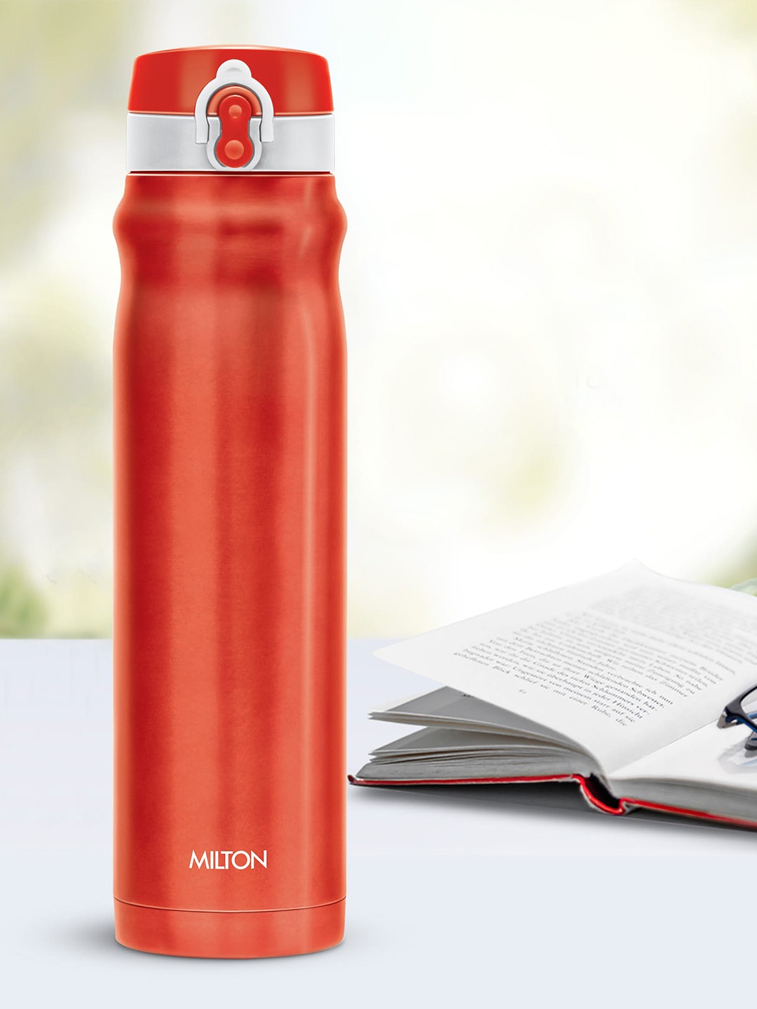 

Milton Grace 900 Red Stainless Steel Hot or Cold Water Bottle 660 ml