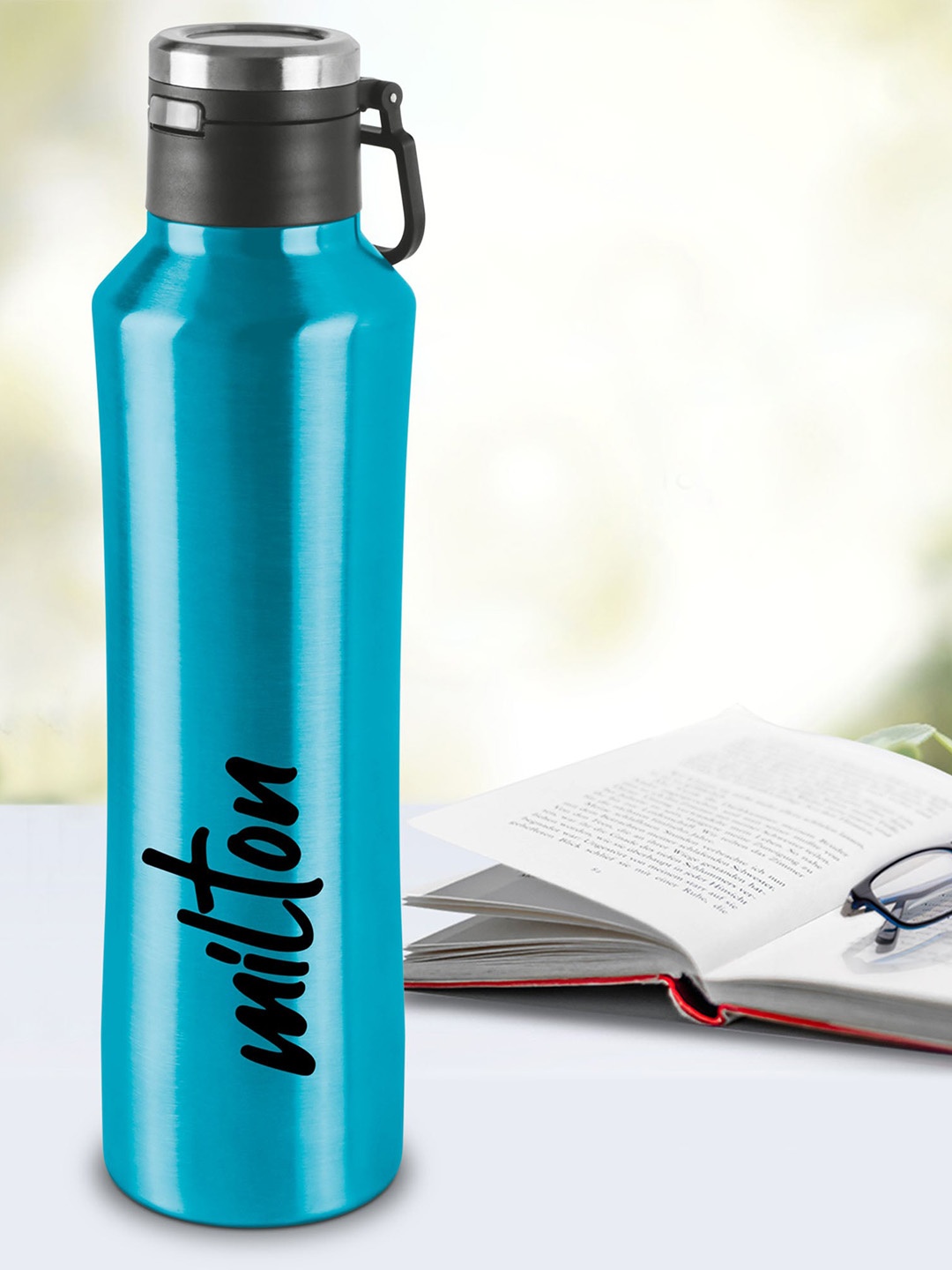 Milton Gulp 600 Blue Thermosteel 24 Hours Hot or Cold Water Bottle 575 ml
