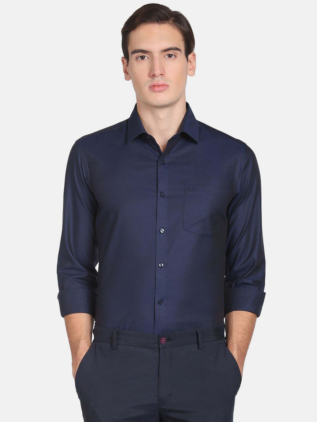 

Arrow Men Slim Fit Casual Cotton Shirt, Blue
