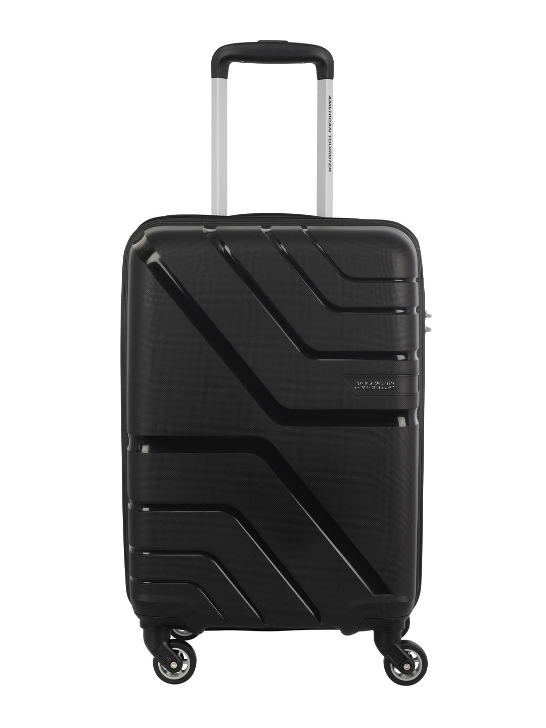

AMERICAN TOURISTER UPLAND Textured Cabin Hard Trolley Bag, Black