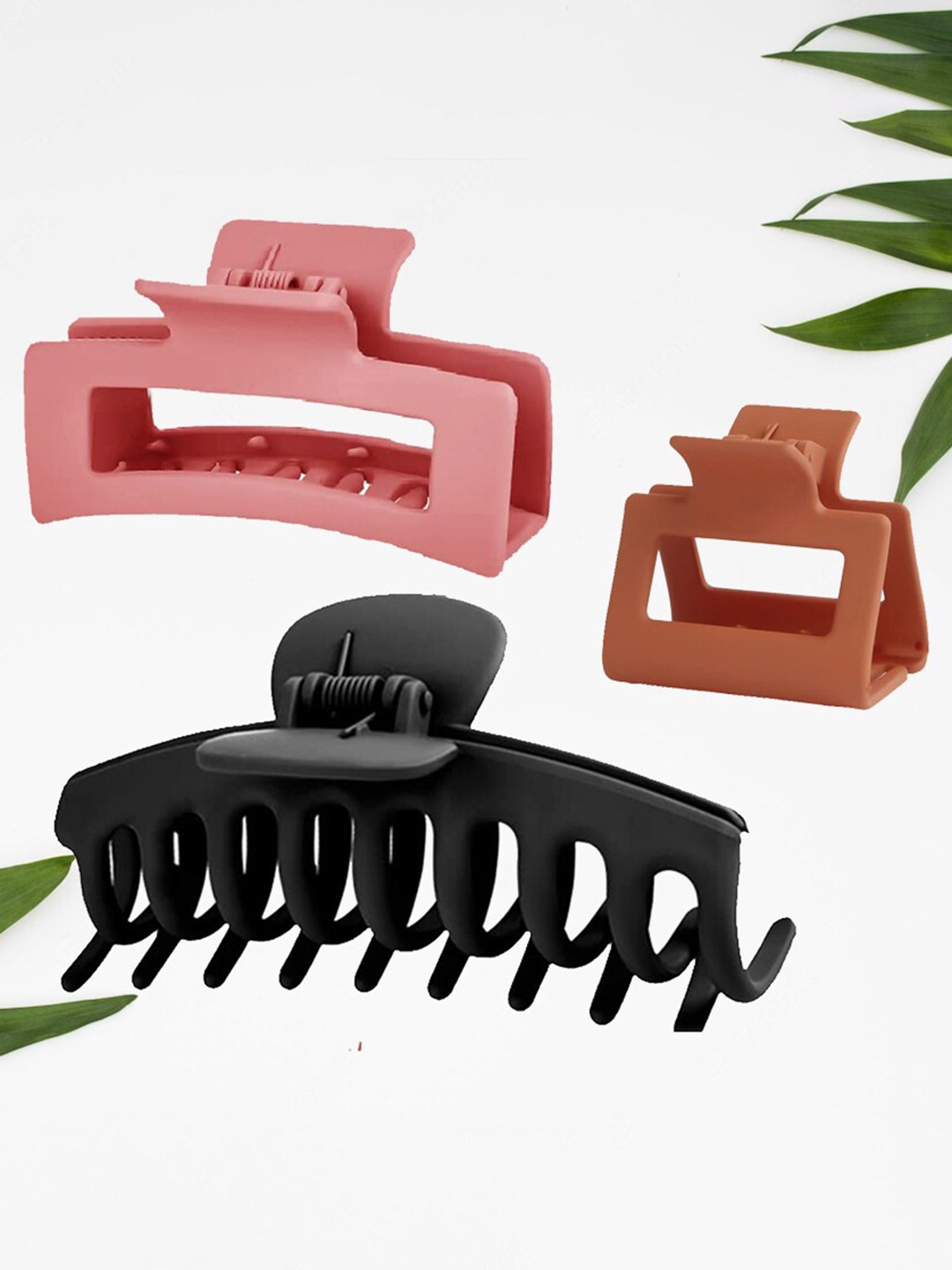 

FIMBUL Women Set of 3 Claw Clip, Black