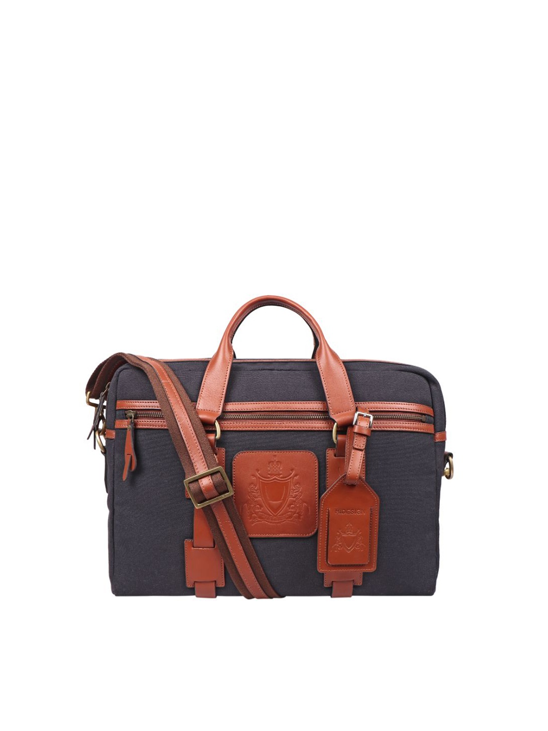 

Hidesign Men Messenger Bag, Navy blue