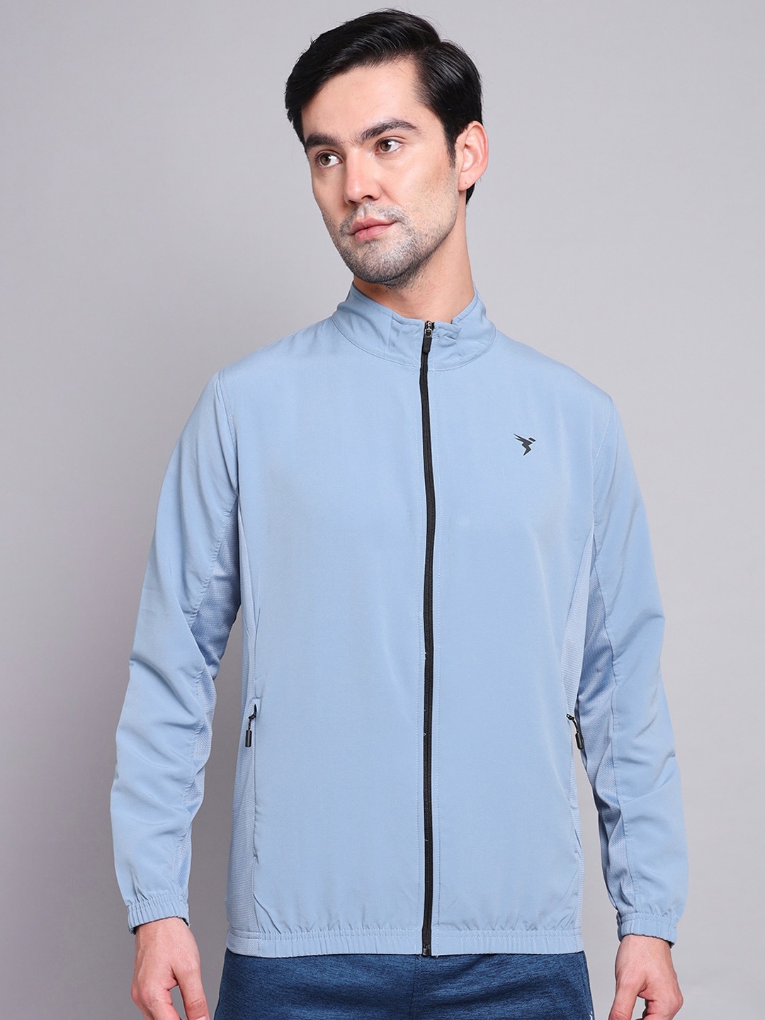 

Technosport Men Lightweight Antimicrobial Sports Jacket, Blue