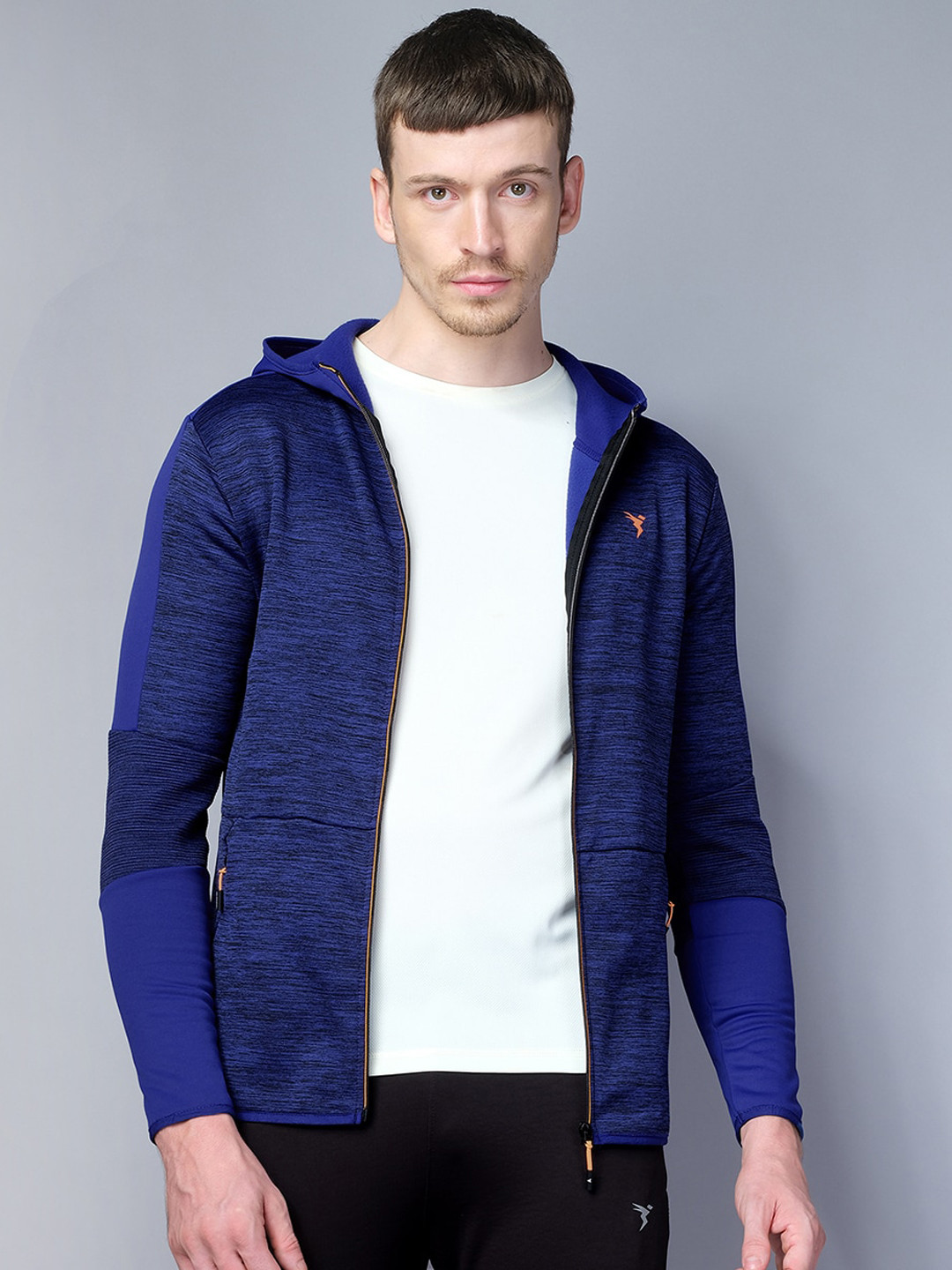 

Technosport Antimicrobial Hooded Training Jacket, Blue