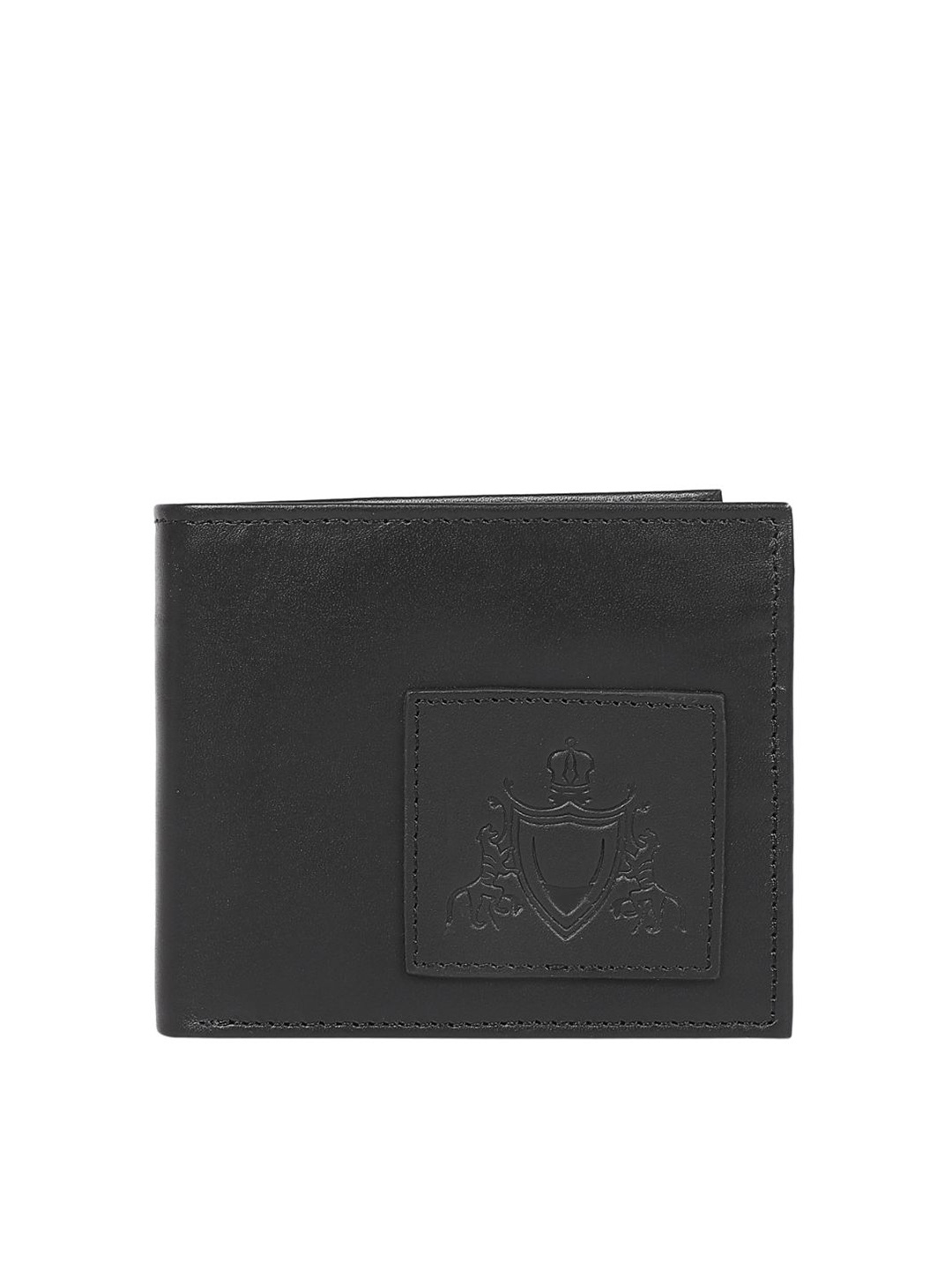 

Hidesign Men Leather Two Fold Wallet, Black