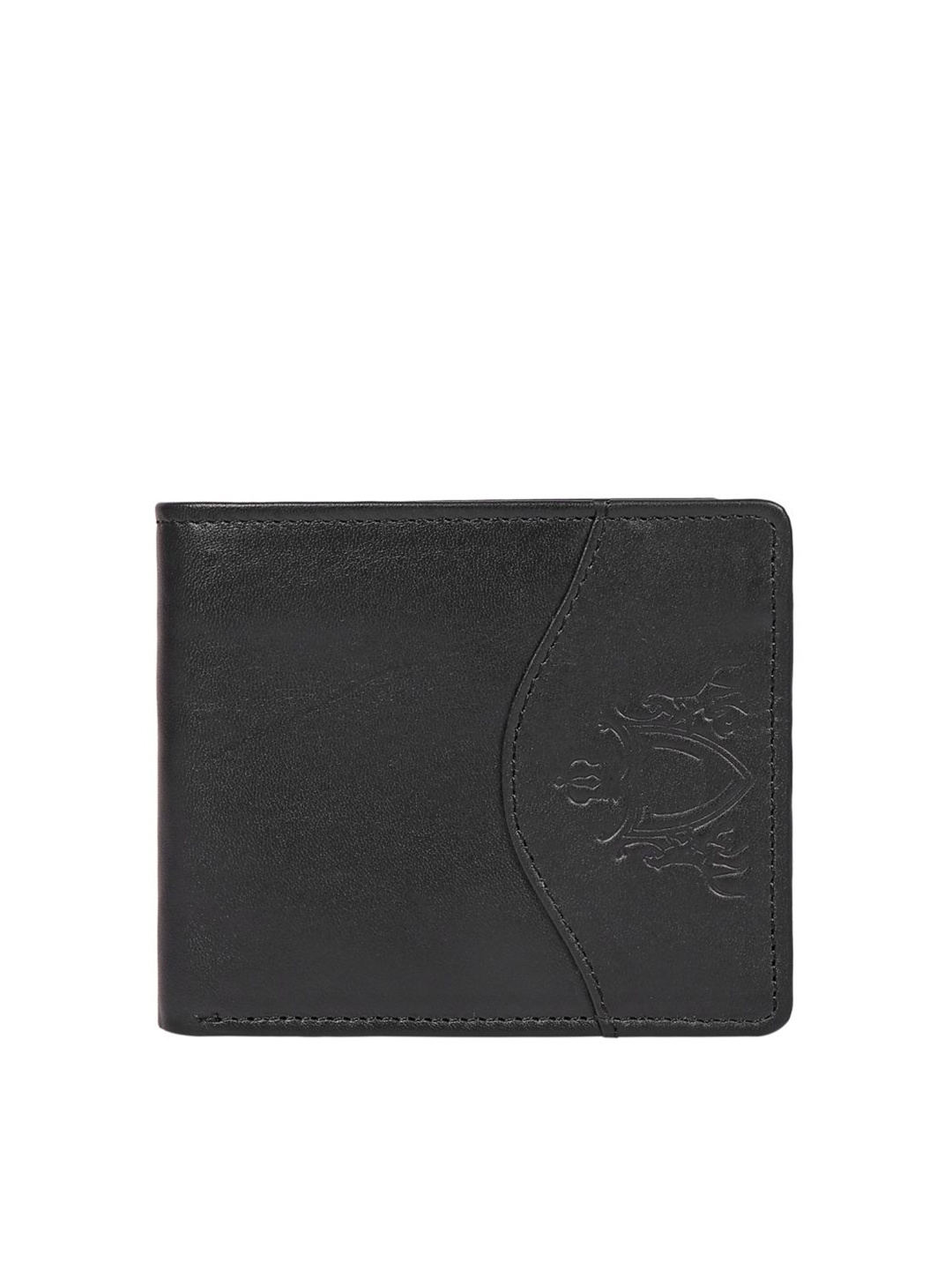 

Hidesign Men Leather Two Fold Wallet, Black