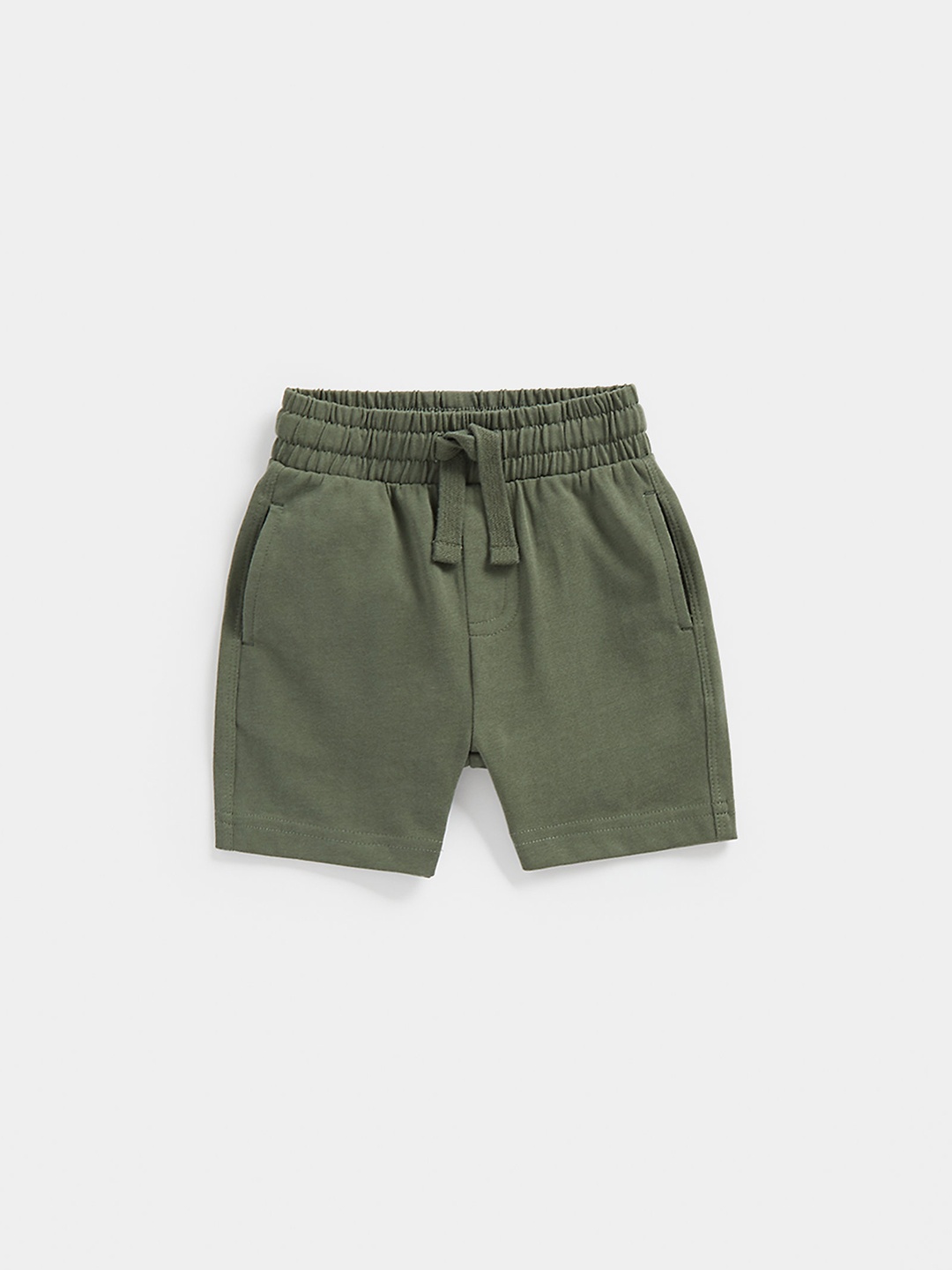 

mothercare Boys Cotton Shorts, Olive