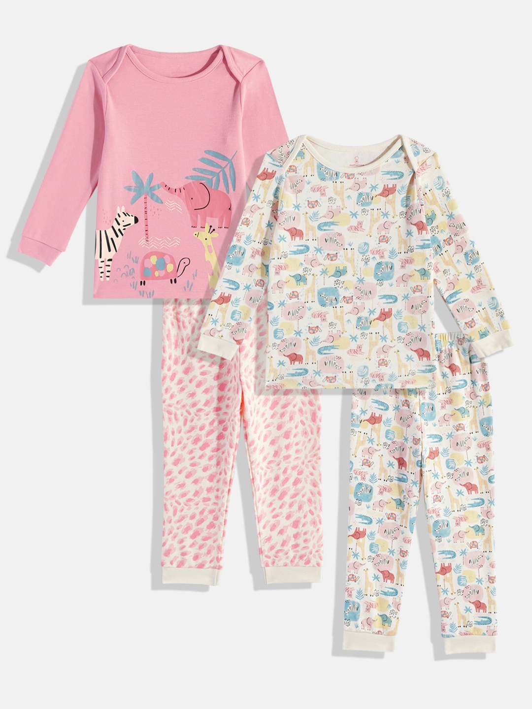 

mothercare Girls Pack of 2 Clothing Set, Pink