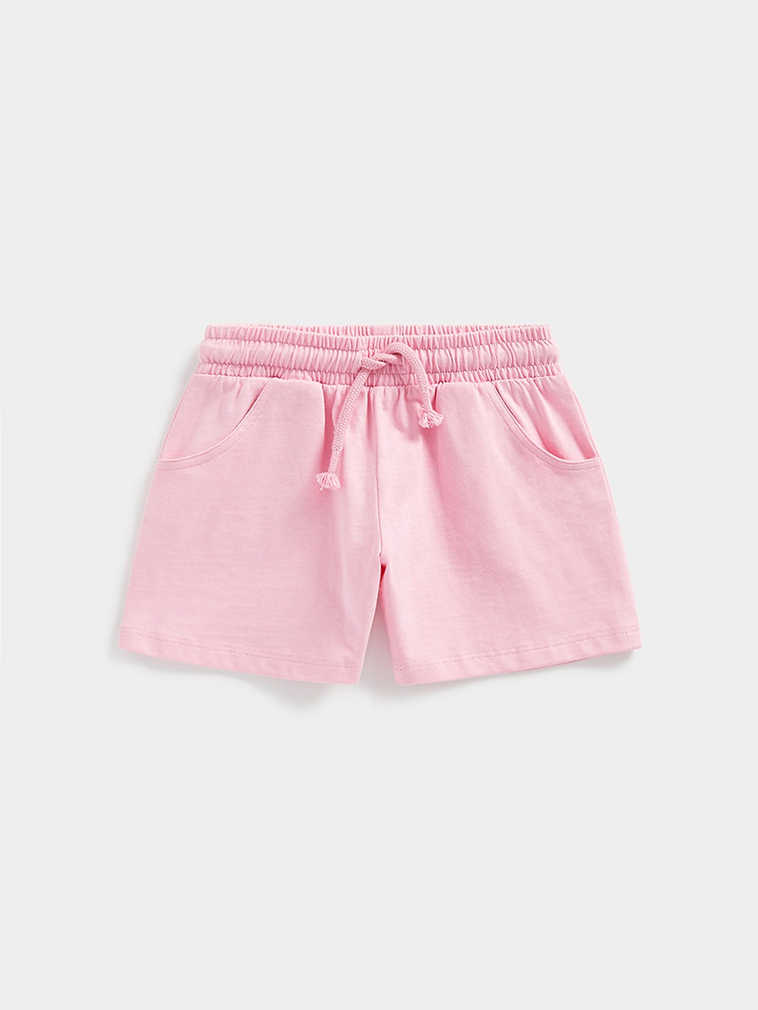 

mothercare Girls Solid Pure Cotton Shorts, Pink