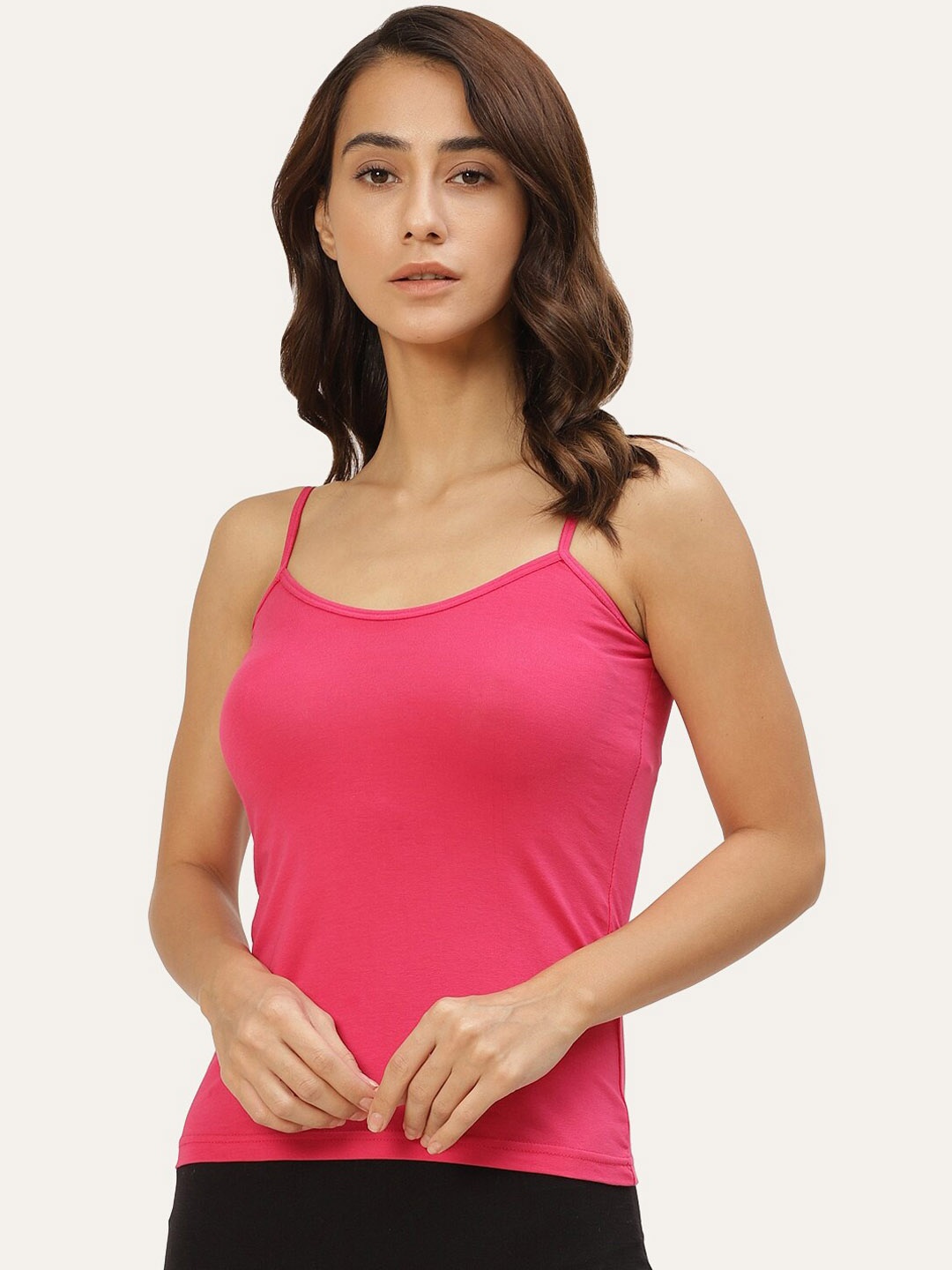 

Lady Lyka Cotton Non-Padded Camisole, Fuchsia