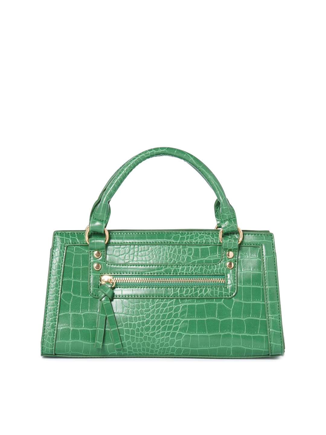 

Forever New Textured PU Structured Sling Bag, Green