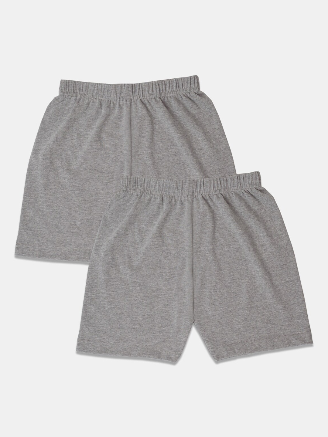 

Sillysally Girls Pack Of 2 Mid Rise Boyshorts Briefs, Grey melange
