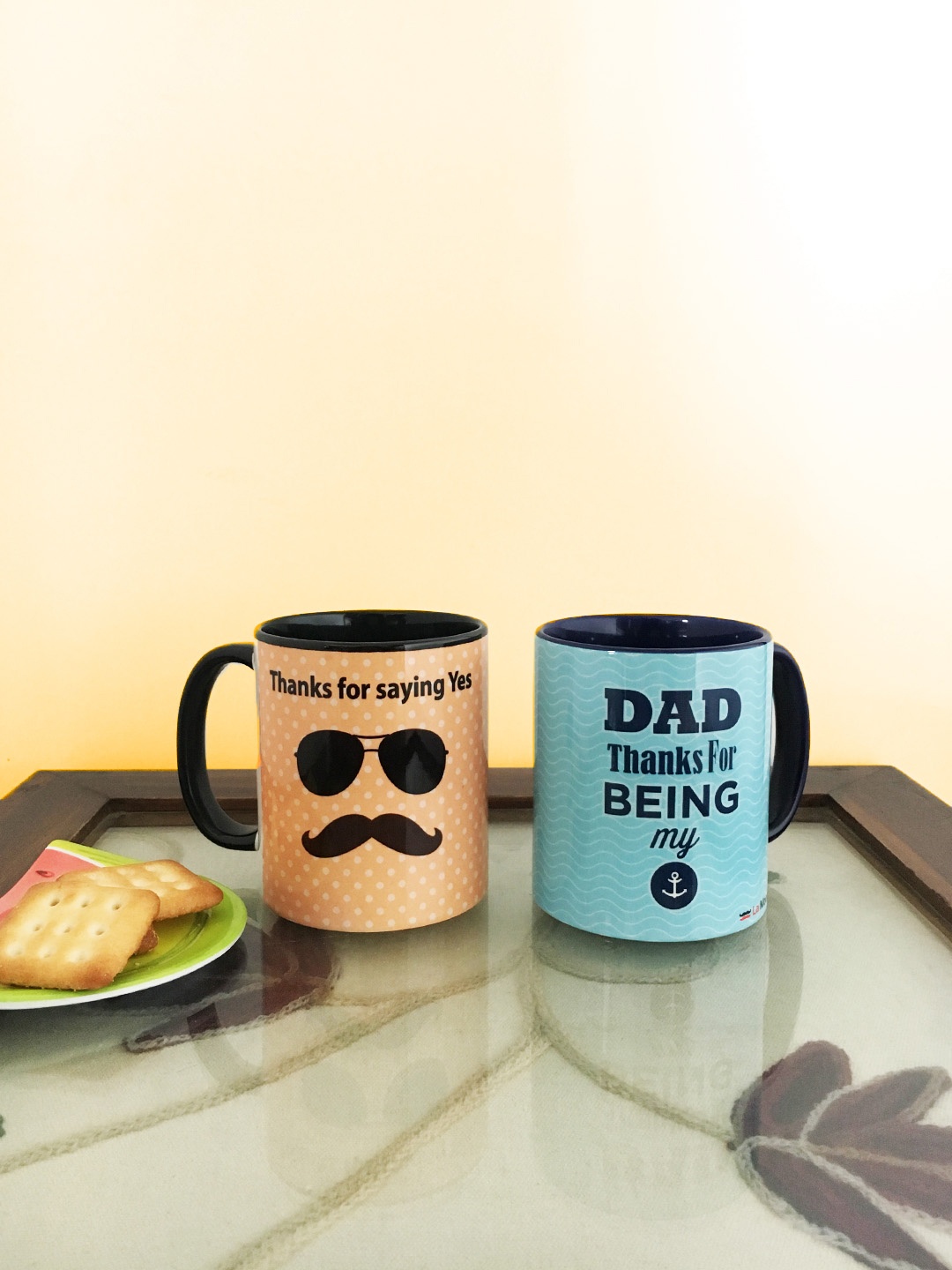 

Ariana Set Of 2 Printed Mugs, Multi