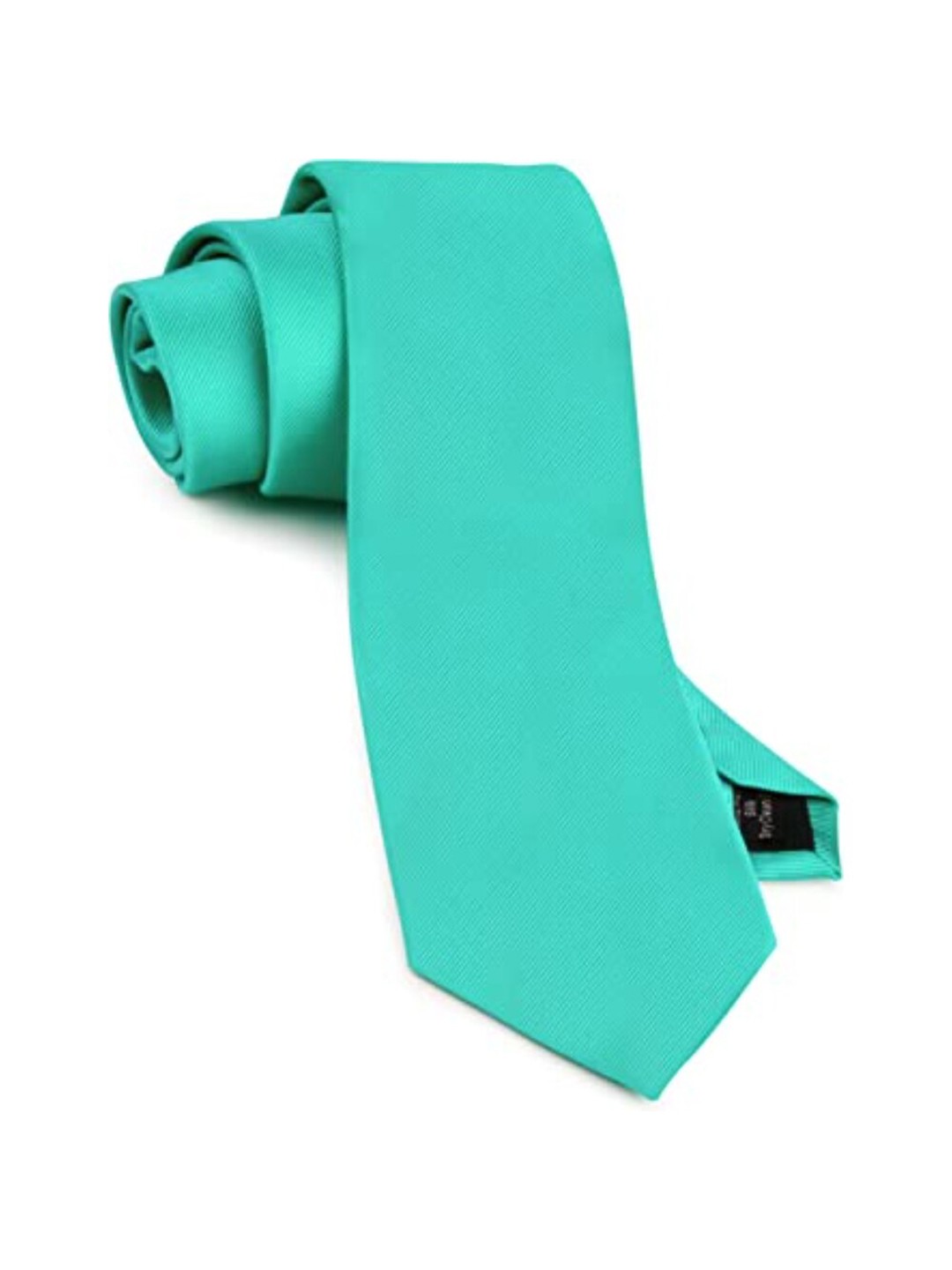 

Kastner Men Satin Skinny Tie, Turquoise blue