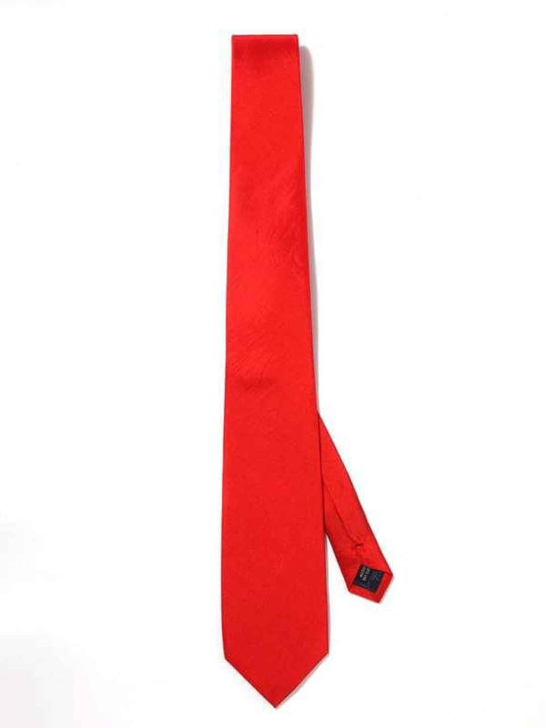 

Kastner Men Striped Satin Skinny Tie, Red