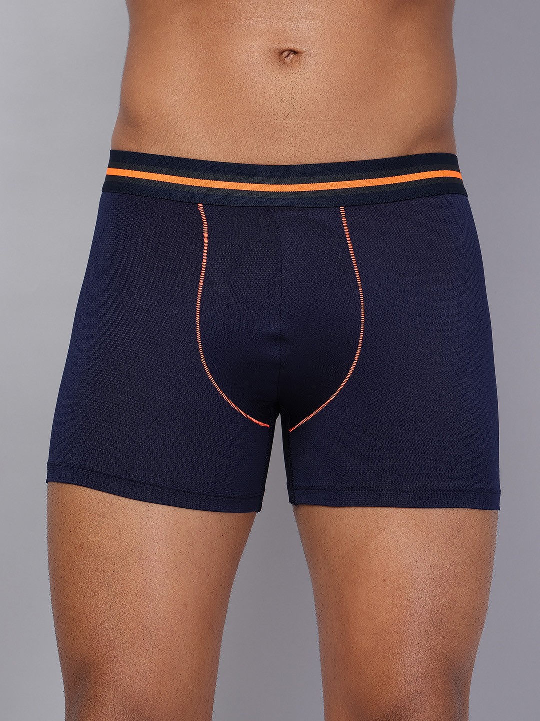 

Technosport Men Anti-Bacterial Outer Elastic Sports Trunk MIOR53NVY2XL, Navy blue