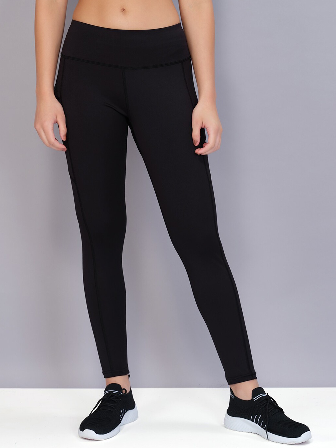 

Technosport Women Antimicrobial Rapid-dry Training Tights, Black