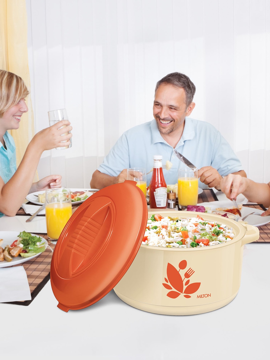 

Milton Orchid 10000 Tan Inner Steel Casserole 9.64 L