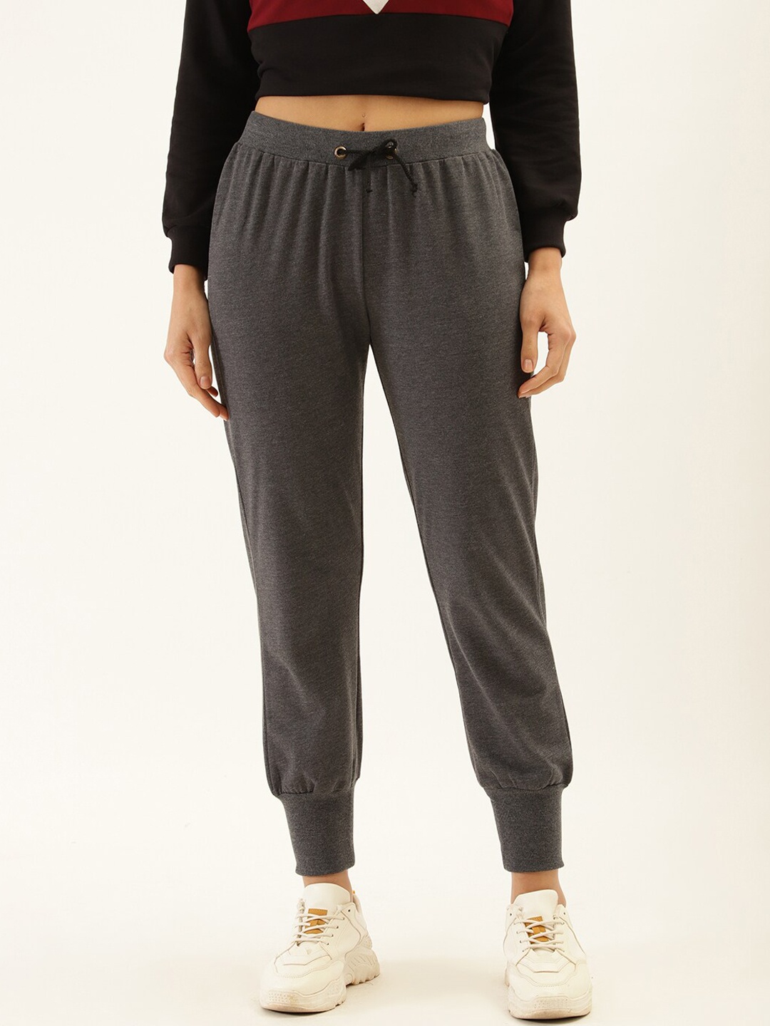 

Laabha Women Anti-Odour Regular Fit Joggers, Charcoal