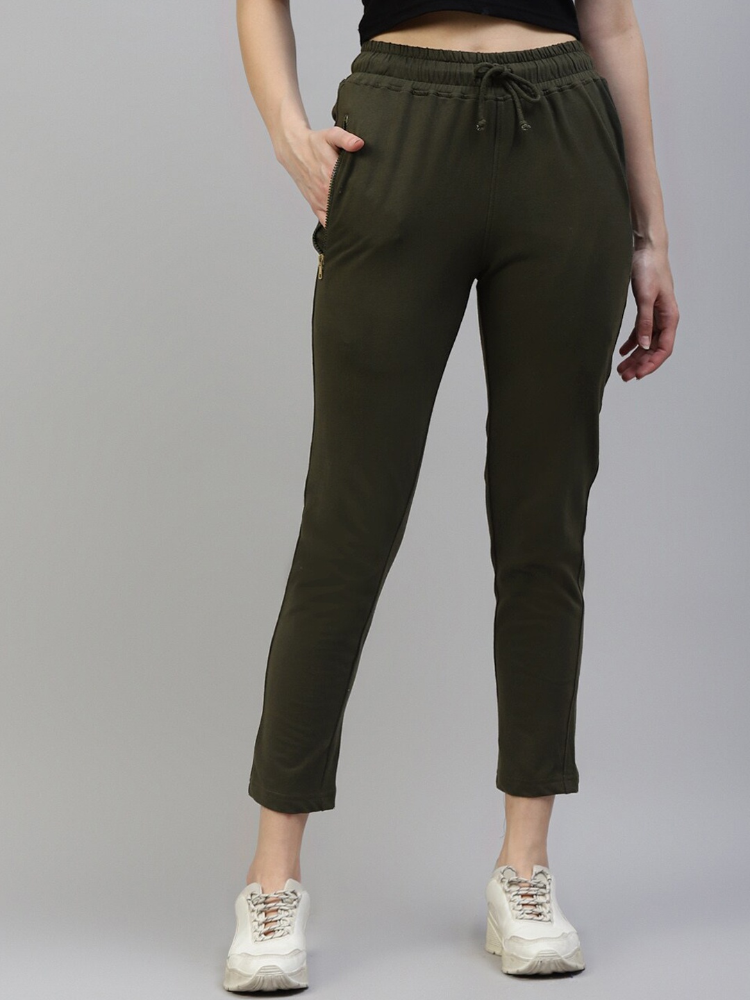 

Laabha Women Anti-Odour Regular Fit Track Pant, Olive