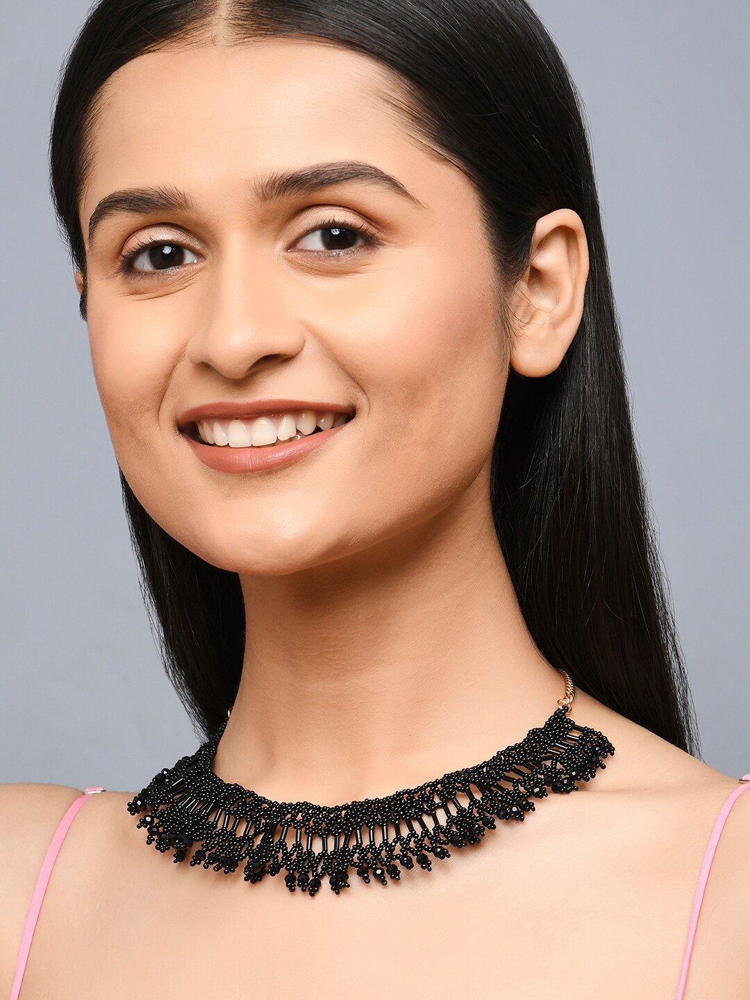 

ToniQ Artificial Beads Gold-Plated Necklace