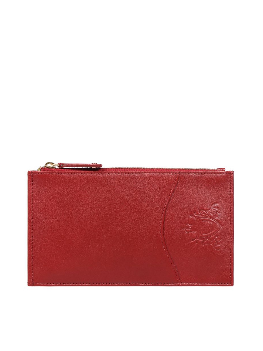 

Hidesign Solid Long Two Fold Wallets, Red