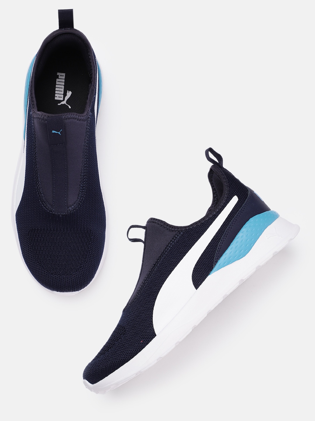 

Puma Men Slip-On Sneakers, Navy blue