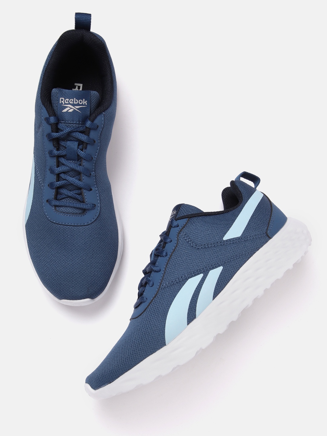 

Reebok Men Woven Design Energy Streak Running Shoes, Blue