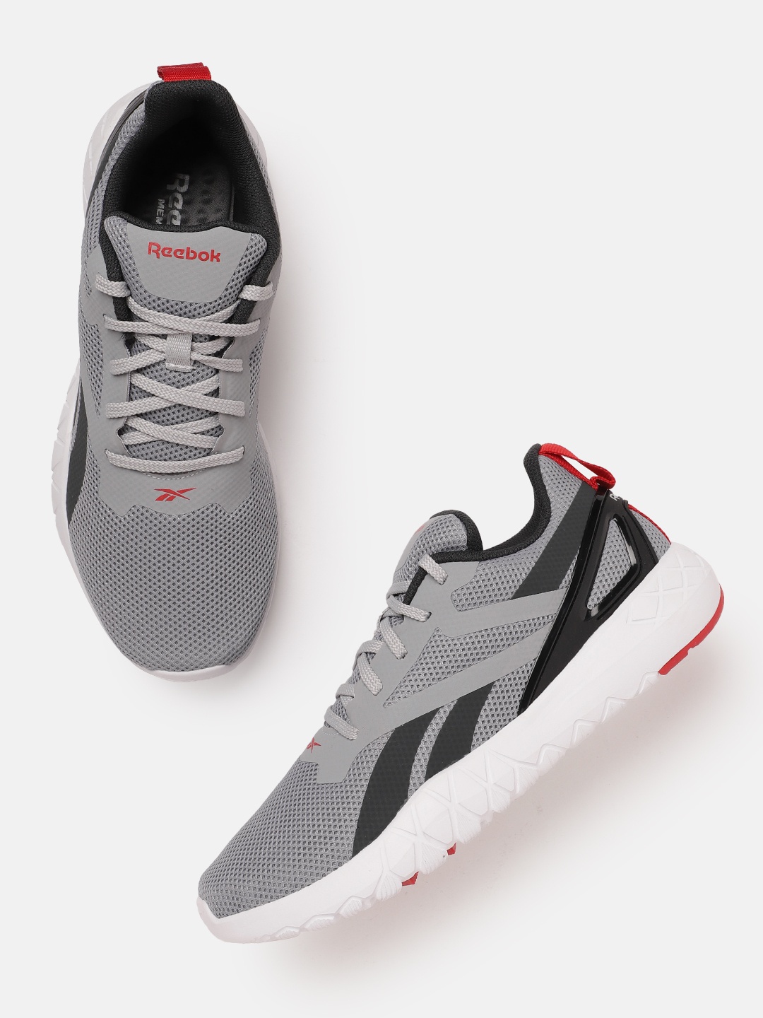 

Reebok Men Woven Design Marco Trainning Or Gym Shoes, Grey