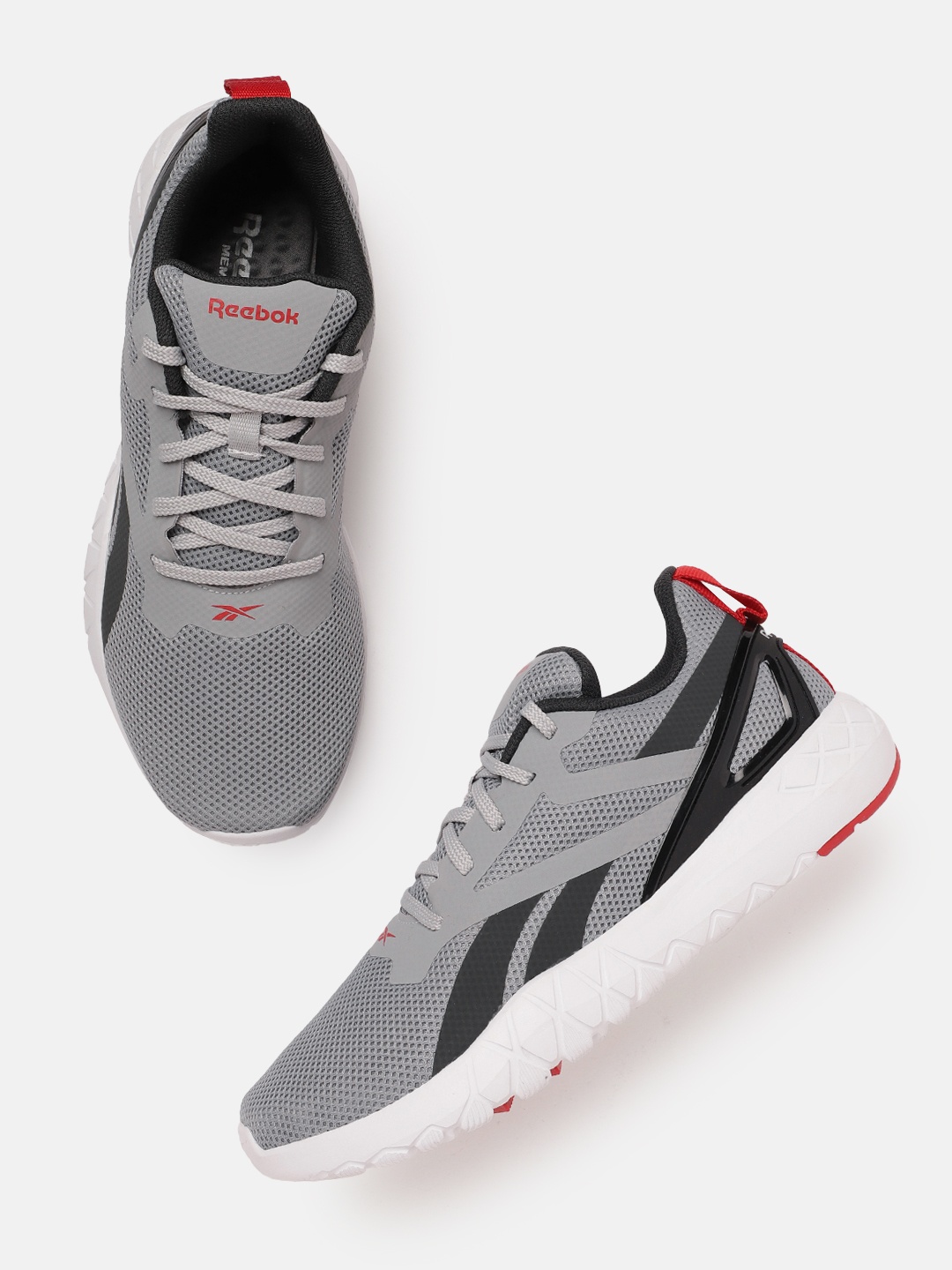 

Reebok Men Woven Design Mainland Running Shoes, Grey