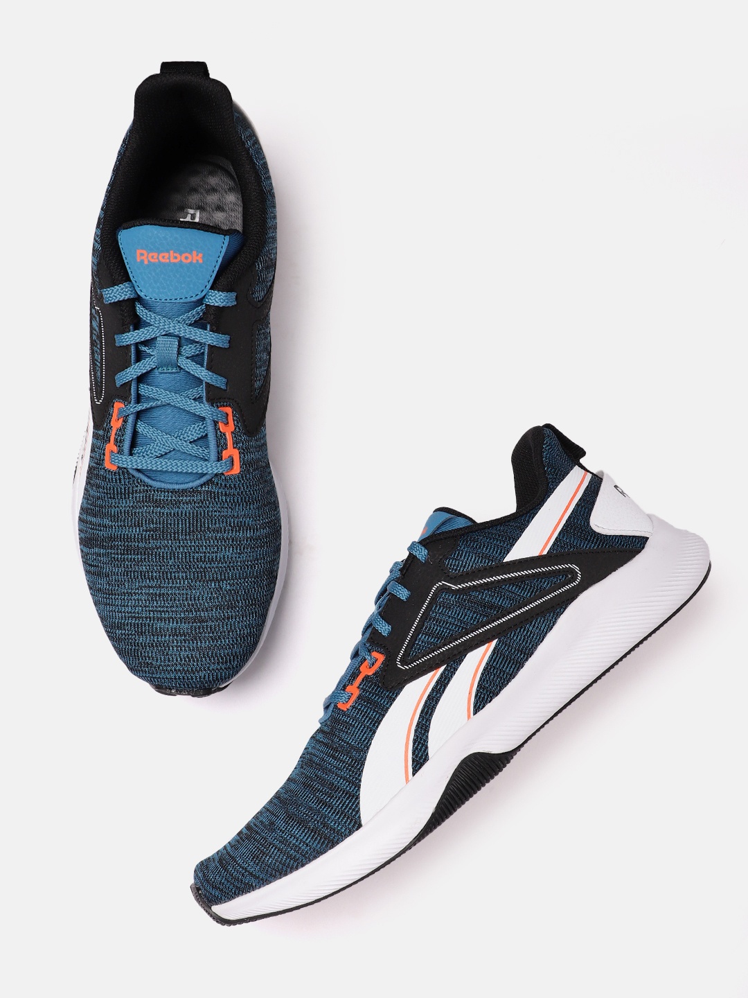 

Reebok Men Woven Design Graphite Running Shoes, Blue