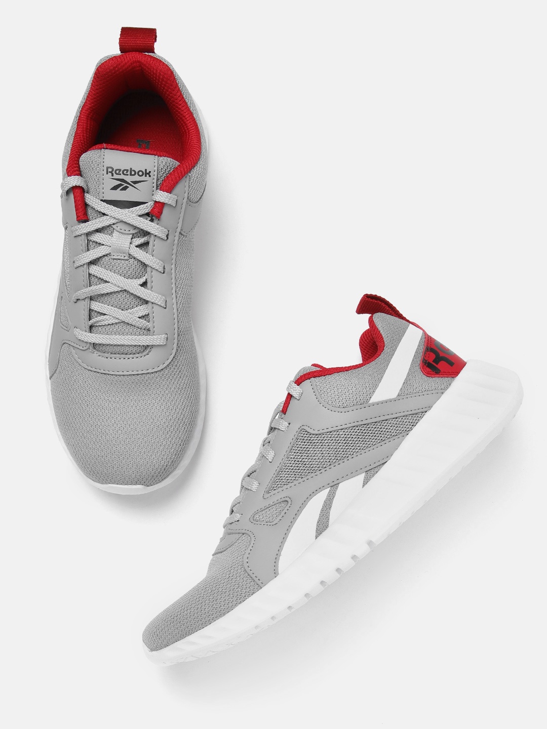 

Reebok Men Woven Design Rout 2 Running Shoes, Grey